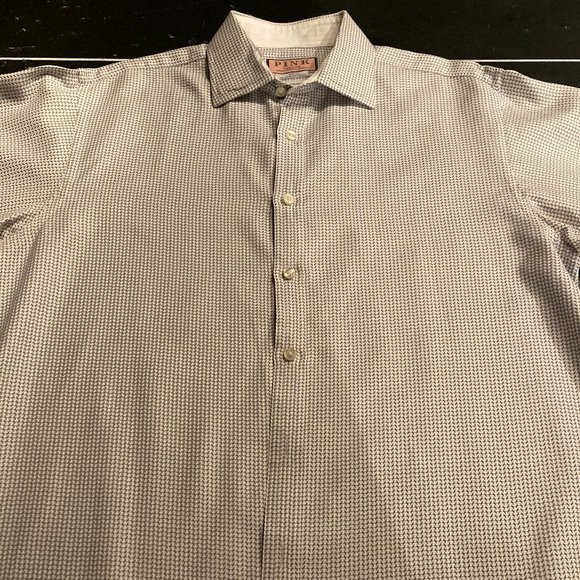Thomas Pink Prestige Mens Long Sleeve Button Down Shirt Jermyn Street London - Picture 1 of 5